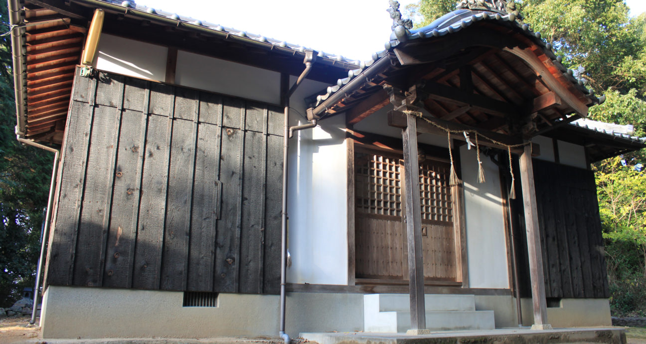 光が差し込む大崎八幡宮
